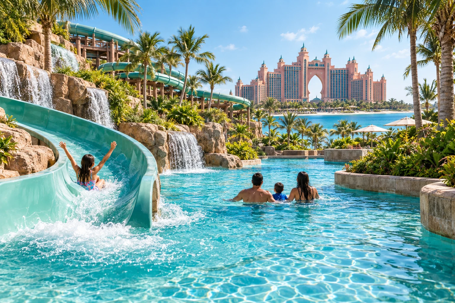 A memorable family day at a Dubai waterpark